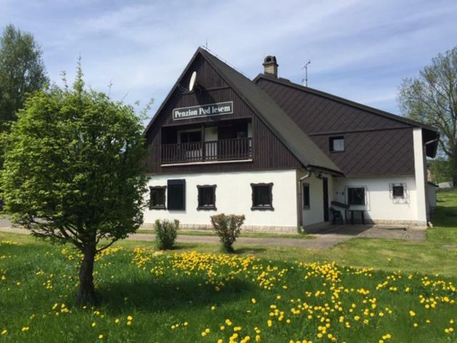 Penzion Pod Lesem Otel Hodkovice Dış mekan fotoğraf