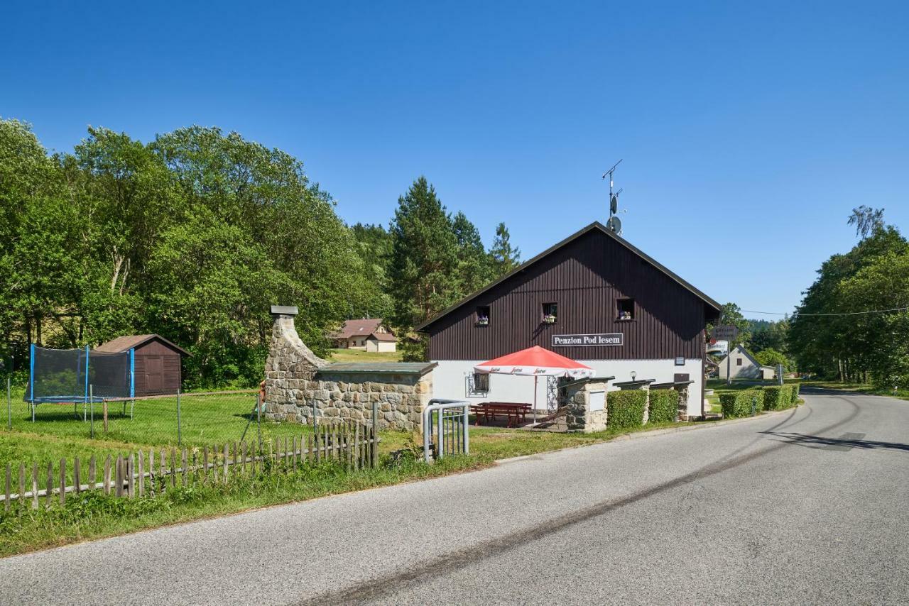 Penzion Pod Lesem Otel Hodkovice Dış mekan fotoğraf