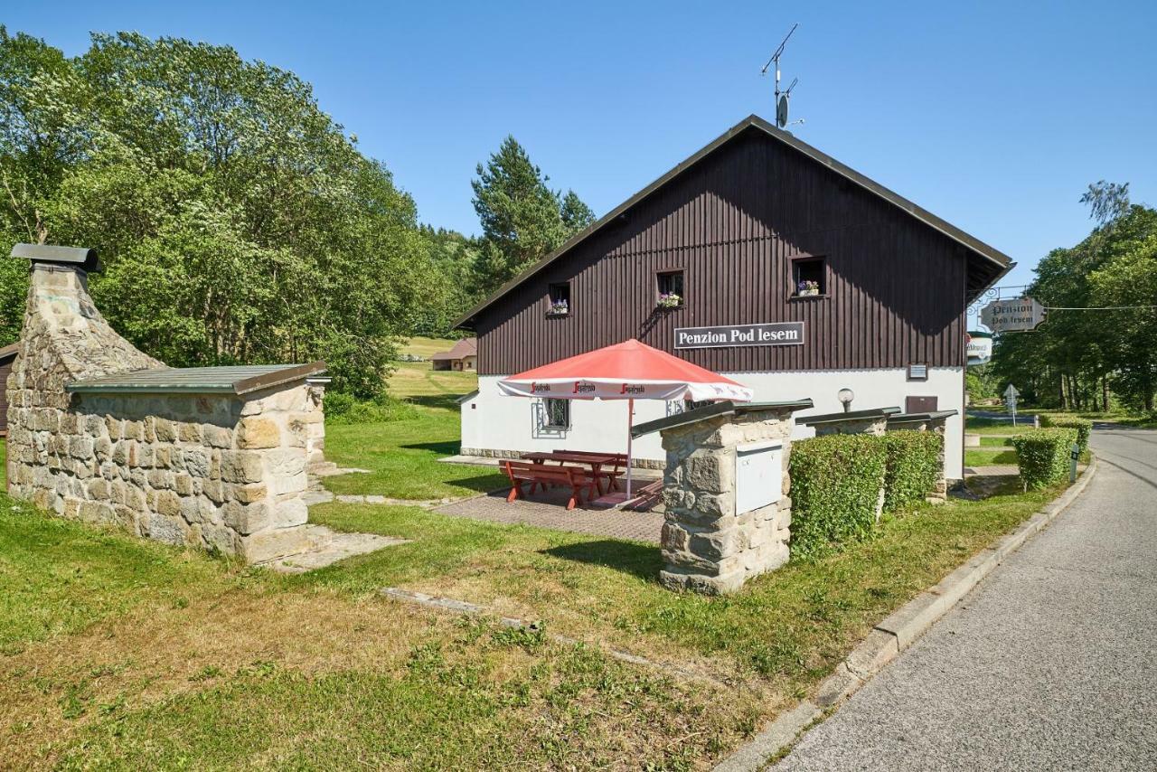 Penzion Pod Lesem Otel Hodkovice Dış mekan fotoğraf